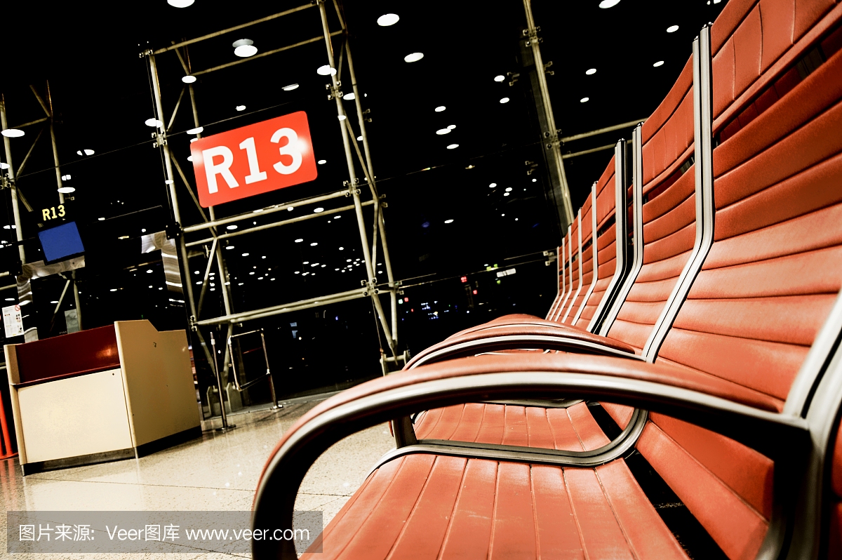 巴塞罗那国际机场,长椅,座位,水平画幅