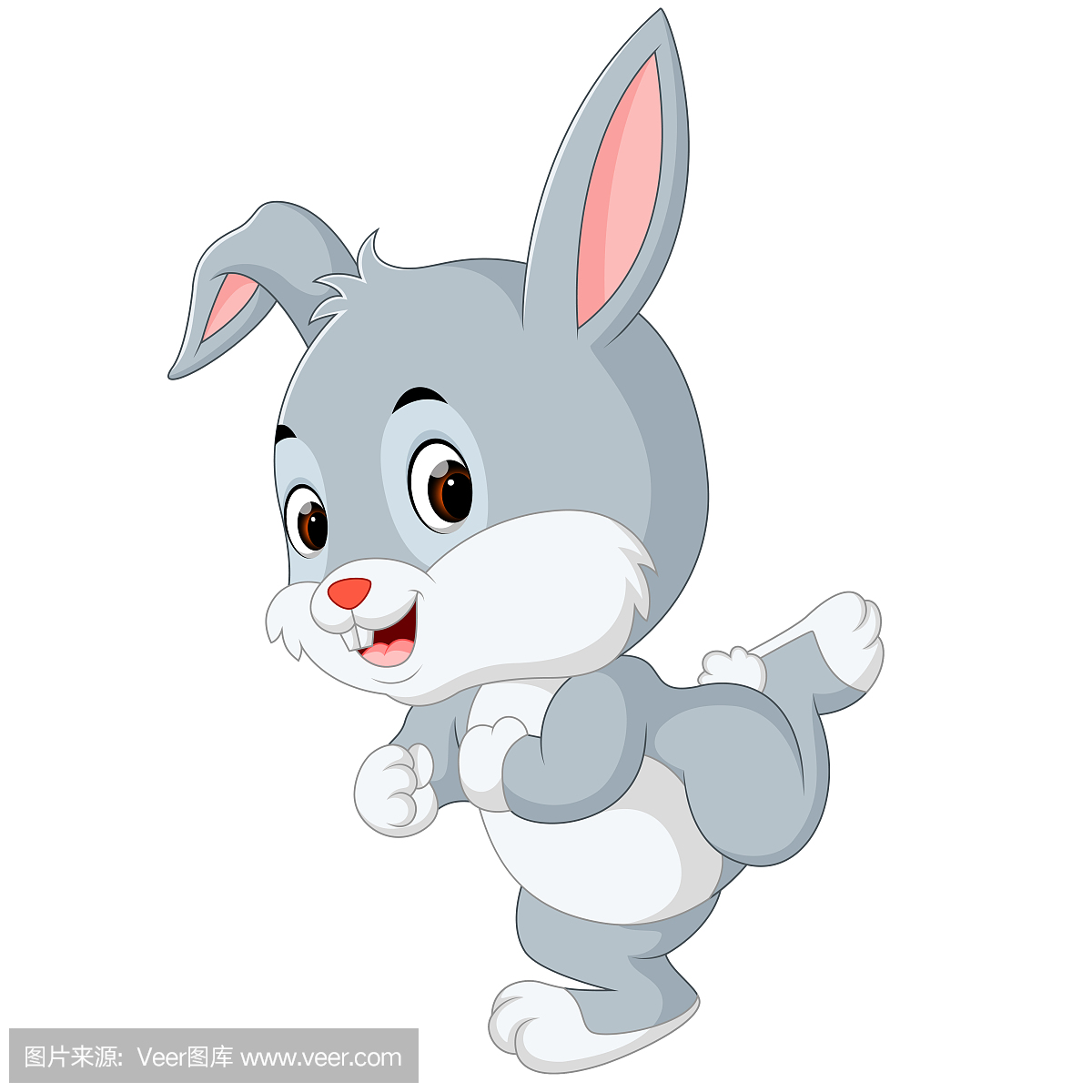 可爱的小兔子卡通