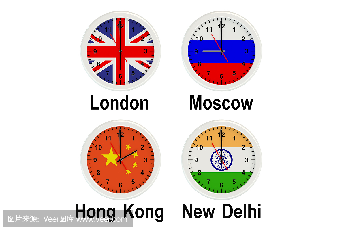 时区挂钟