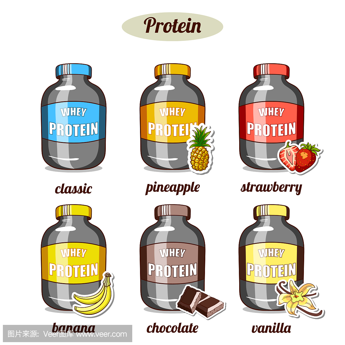 Jars_With_Different_Protein_Powder室内吊椅秋千成人图片
