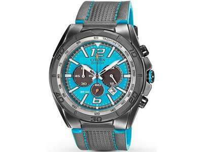 Mens Citizen EcoDrive Chronograph Watch A Mens Citizen EcoDrive Chronograph Watch A