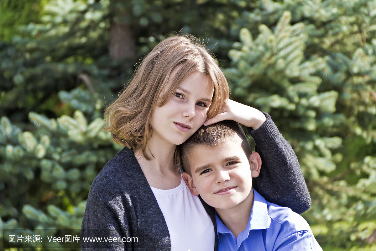 姐妹,兄弟,学龄前儿童,女人