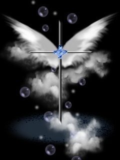 折翼的黑色天使背景