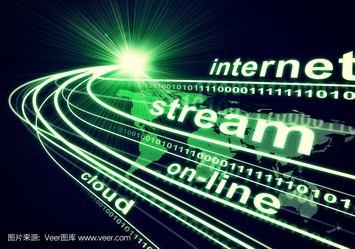 地球,大陆,光束,数字和词语,如互联网,