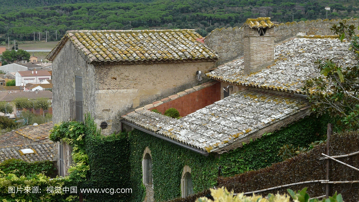 哥特式风格,赫罗纳省,古城,地中海文化