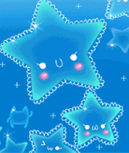 闪动蓝色星星头像