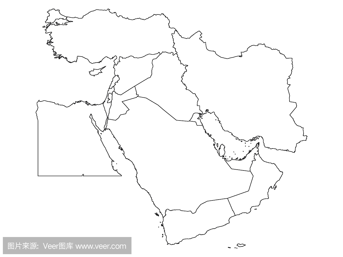 中东地图(1 pt)