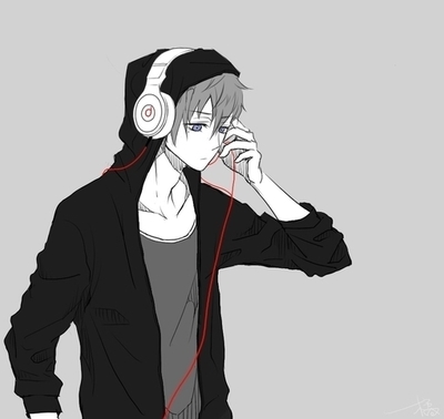 动漫男生头像 要戴耳机_360问答-55kb