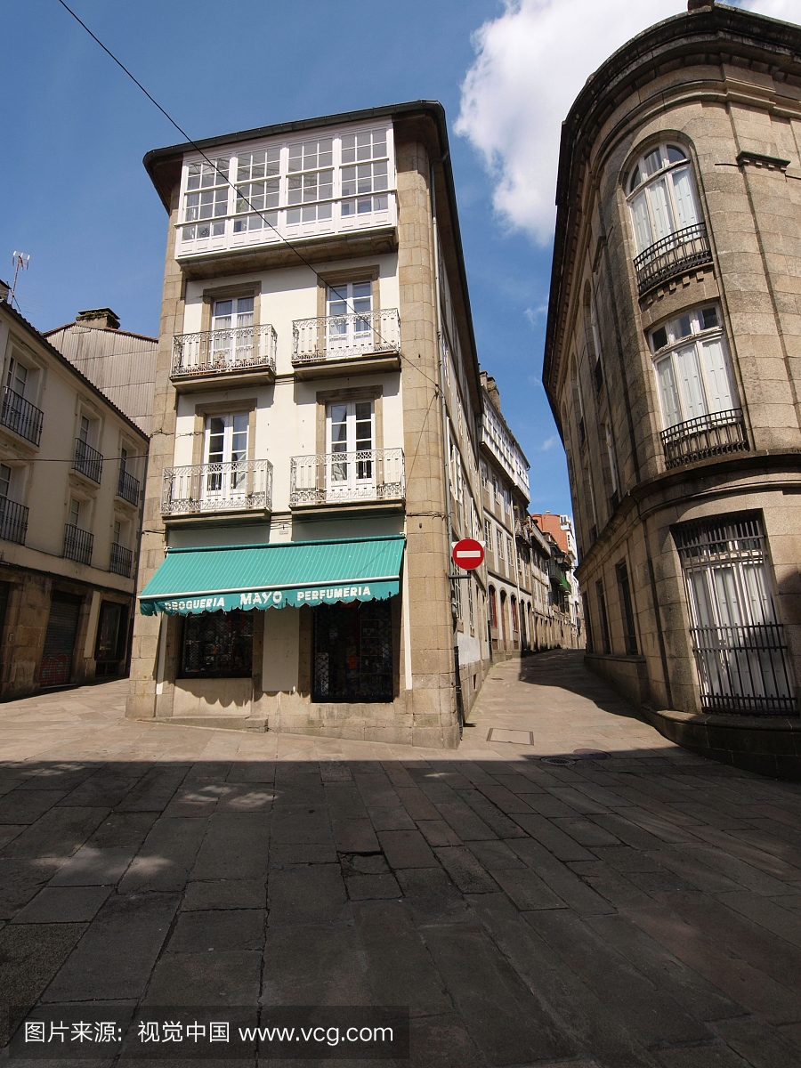 圣地亚哥德孔波斯特拉拉科鲁尼亚省。加利西亚