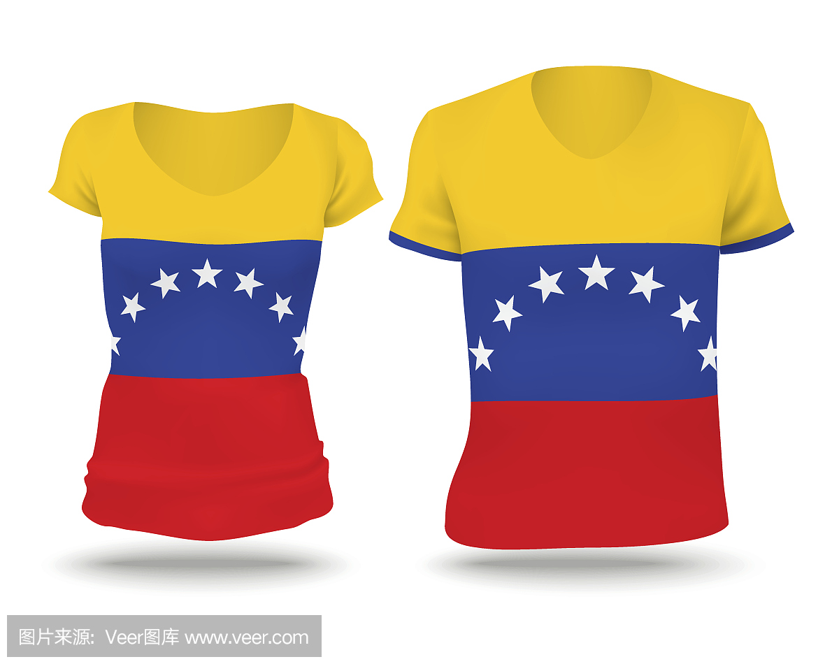 委内瑞拉国旗衬衫设计