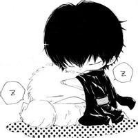 qq头像动漫男生伤感