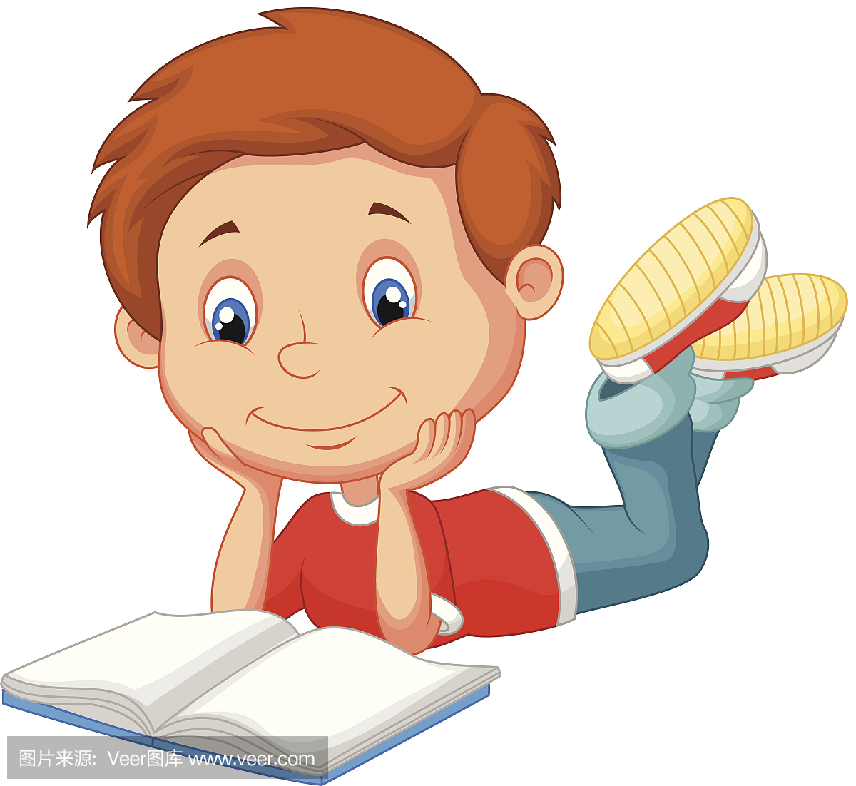人物卡通儿童读书学习校园国际儿童读书日开学季png素材免费下载 - 觅知网