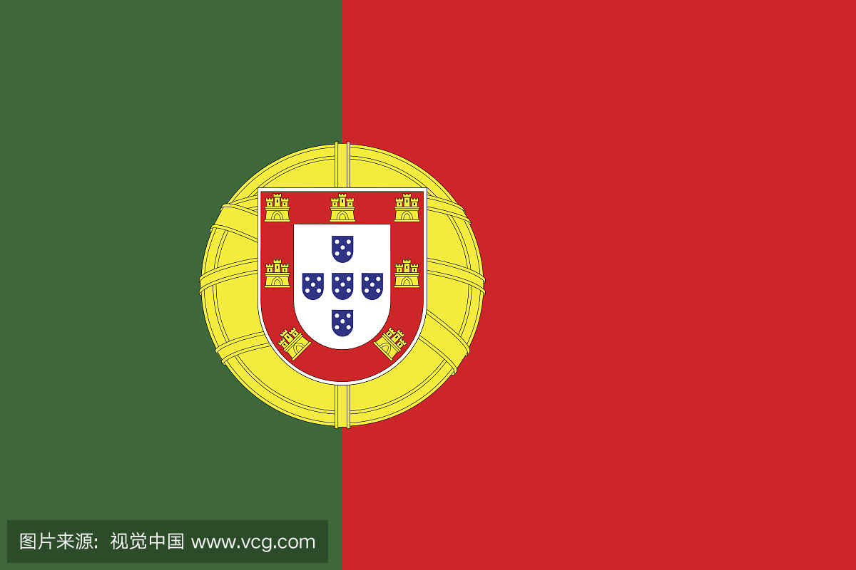 设计元素,葡萄牙国旗,矢量,计算机图标