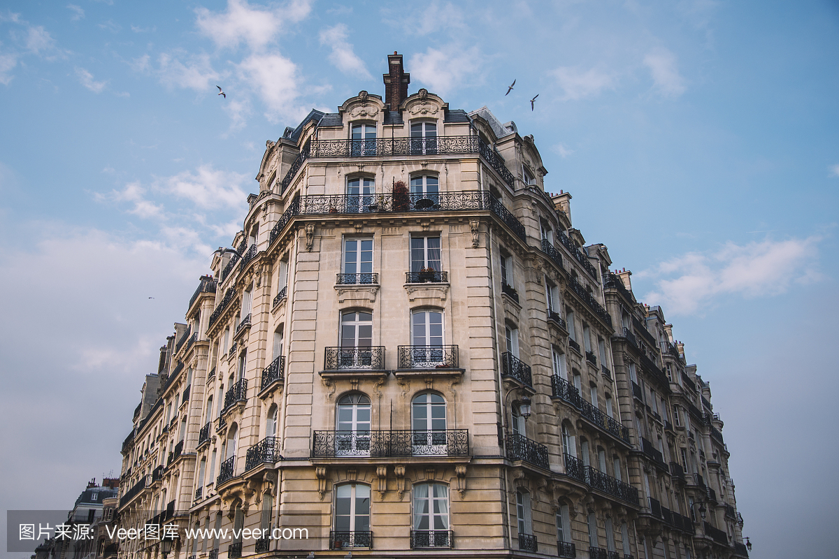 住在巴黎的建筑物
