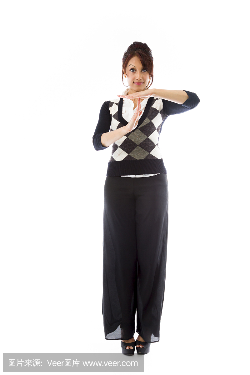 暂停手势,时间到手势,停止信号,时间到信号