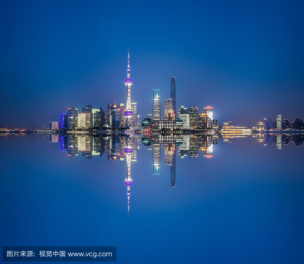 上海城市风光地标建筑 外滩夜景