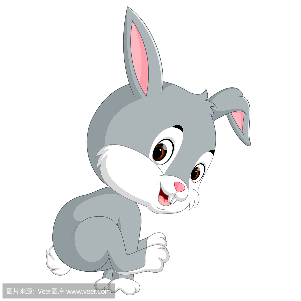 可爱的小兔子卡通