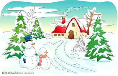 【2015】关于冬天雪人的儿童画_冬天儿童画_-113kb