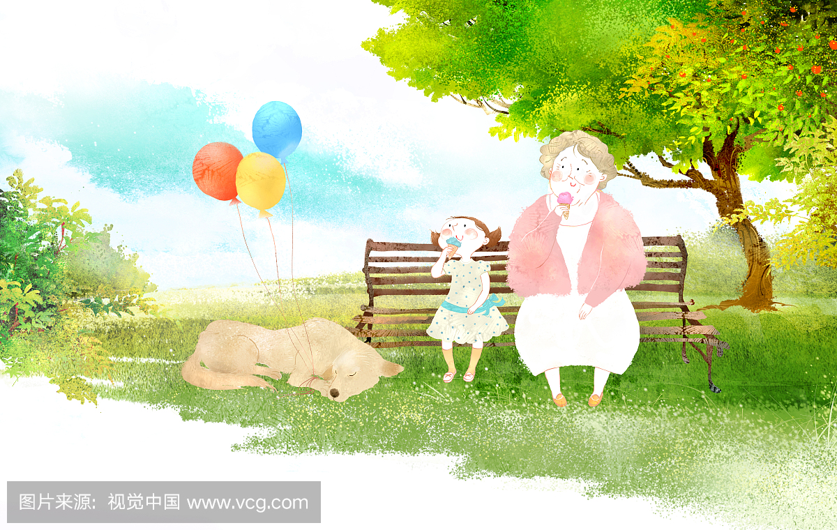 祖母,外祖母,老婆婆,外婆