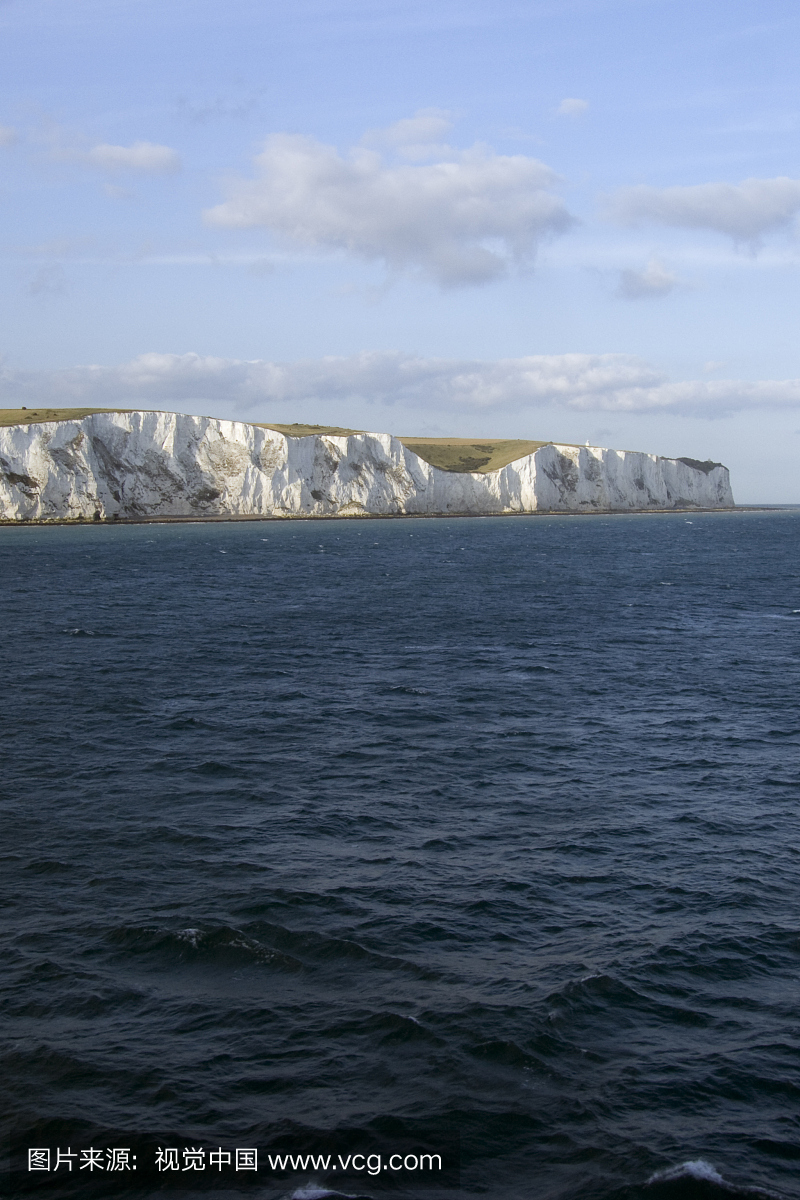风景肯特 - 多佛的白色悬崖