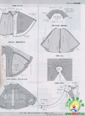 汉服斗篷裁剪图