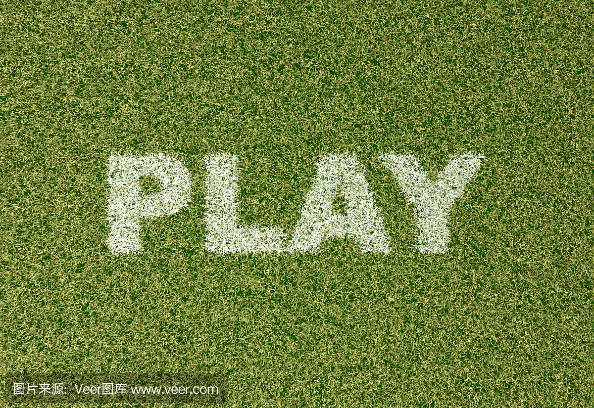 PLAY - 足球场上的草字母