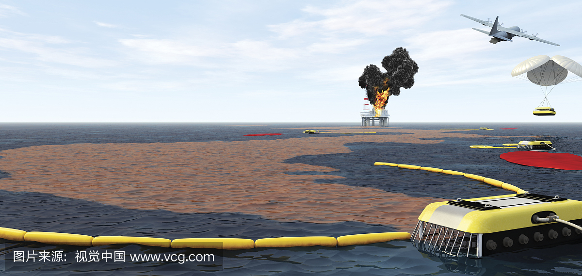 浮油,漏油,石油泄漏,油膜