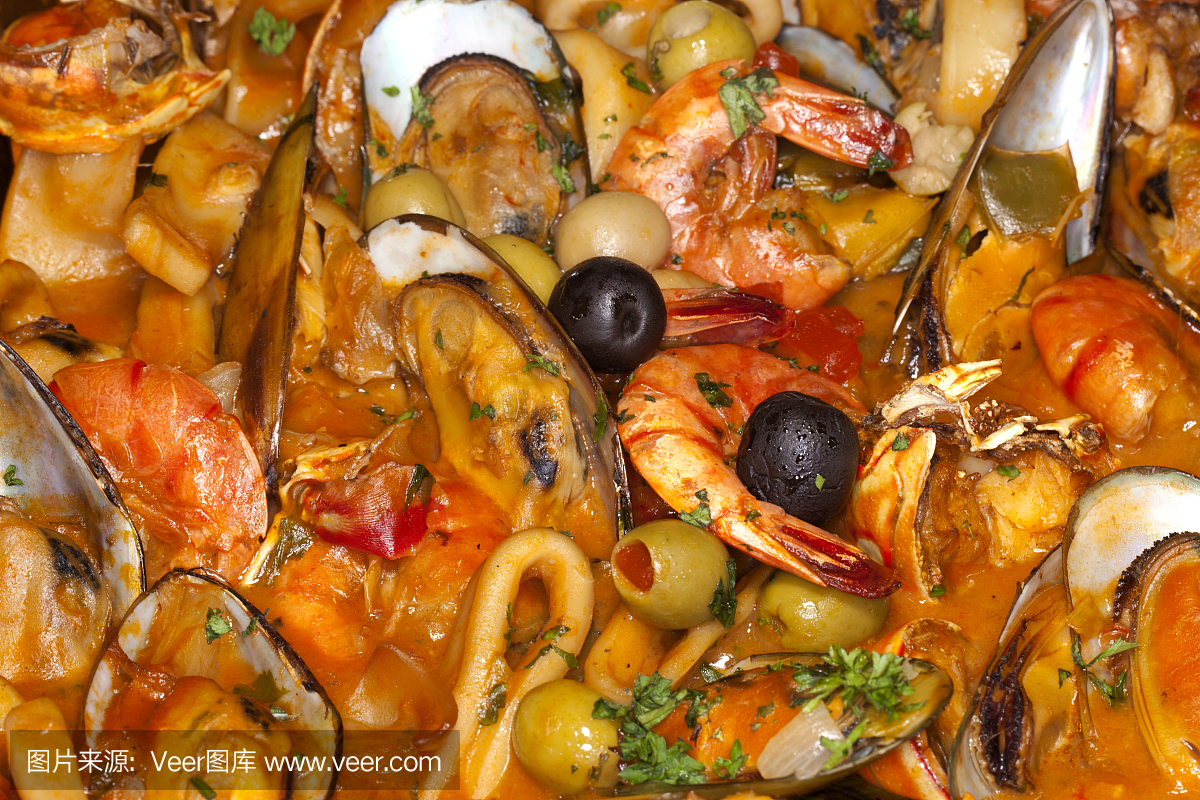 番茄炖鱼,海洋煲饭,海鲜煲,海鲜烩汤