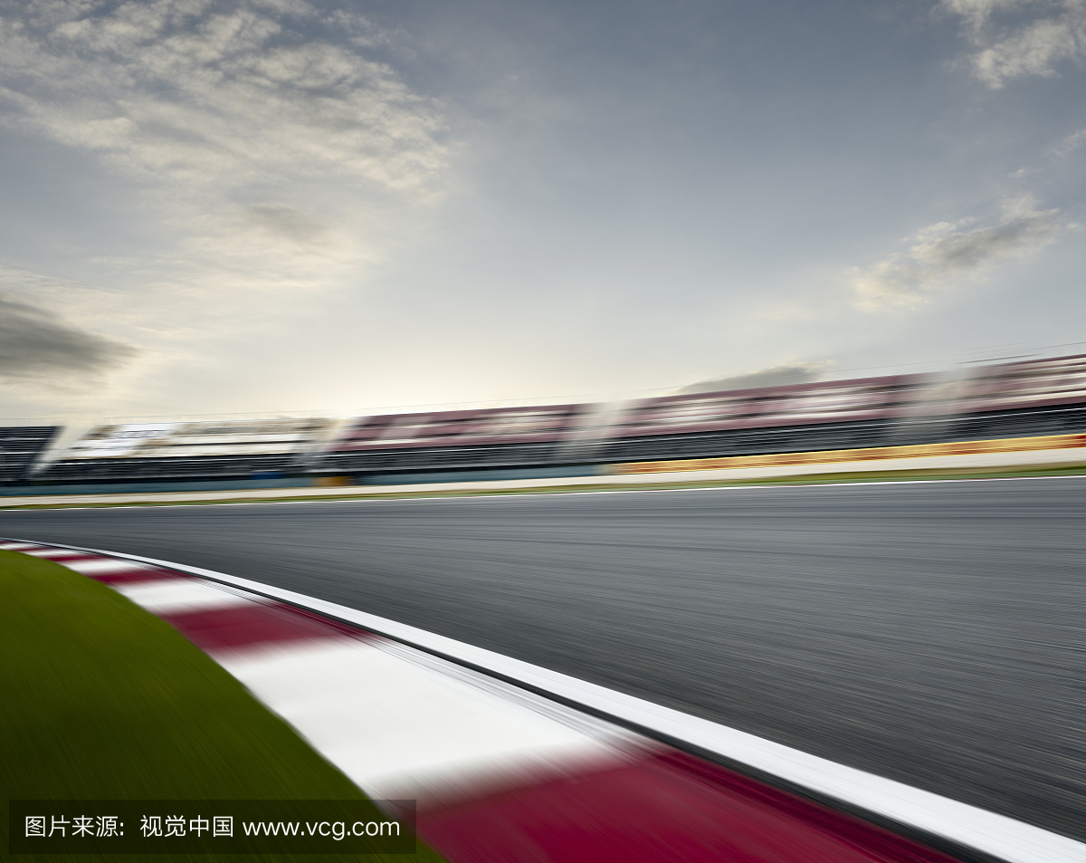 上海F1赛道运动模糊速度特效