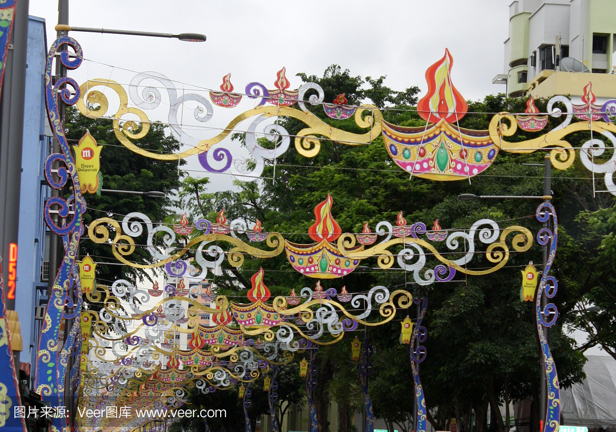 摄影,水平画幅,新加坡,传统节日
