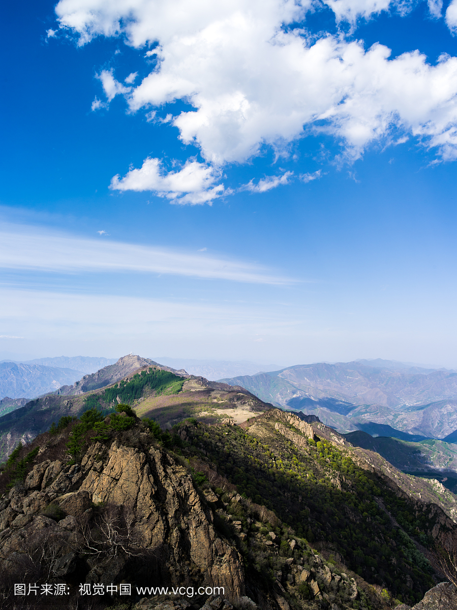 北京房山世界地质公园白草畔景区自然风光