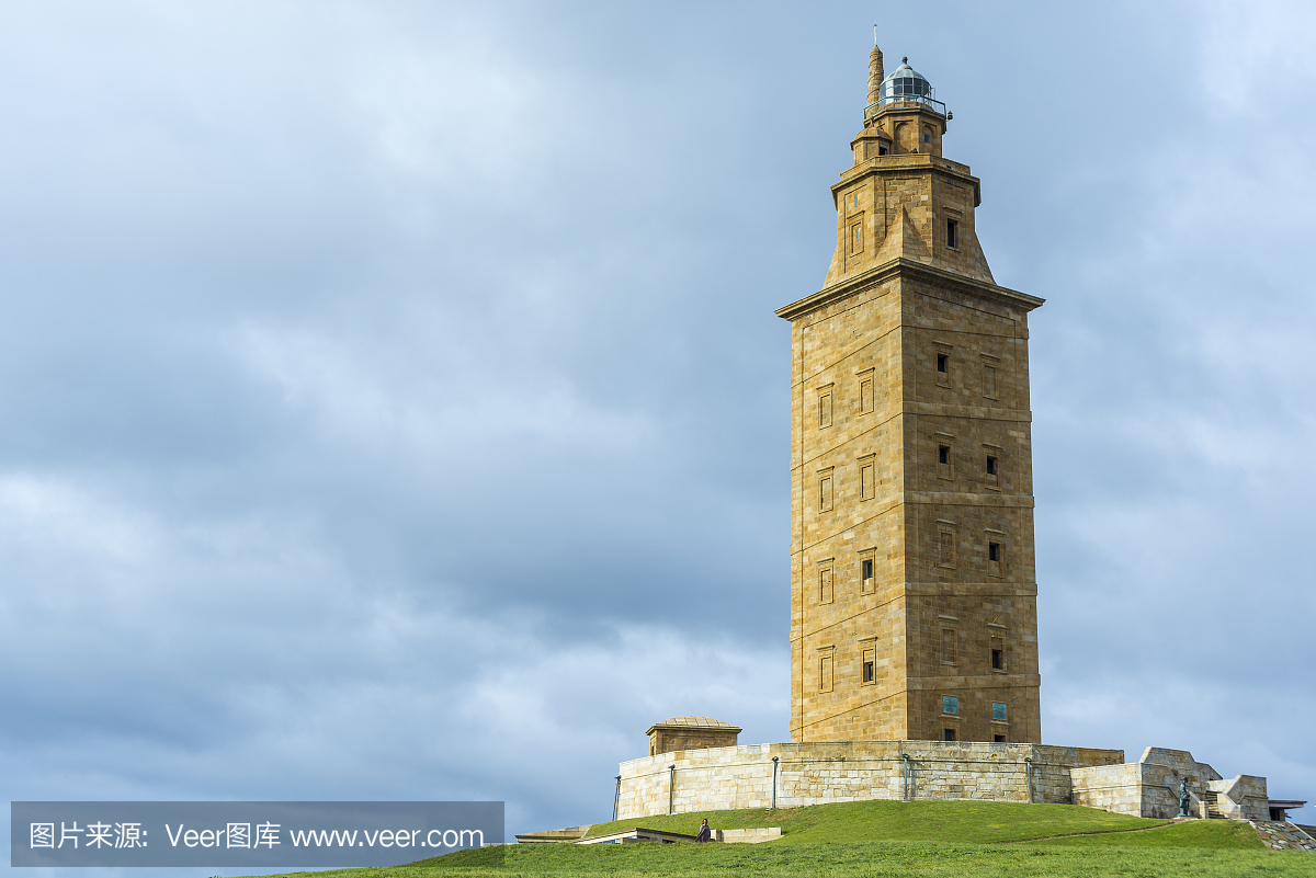 在拉科鲁尼亚,加利西亚,西班牙的大力士塔。