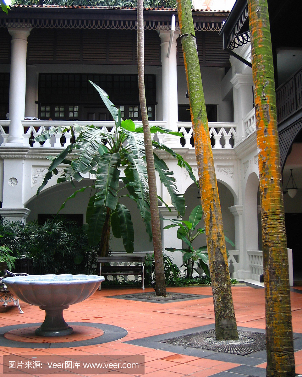 新加坡莱佛士酒店殖民地建筑