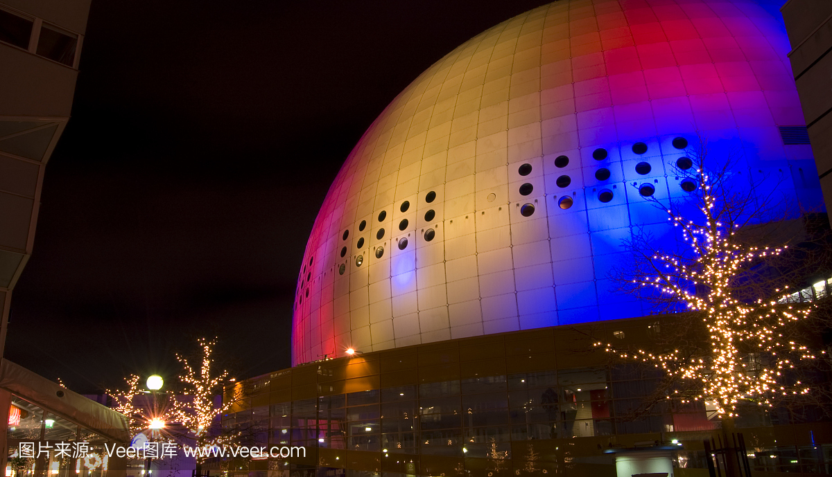 地球(Globen)竞技场,斯德哥尔摩,瑞典;建筑摘要