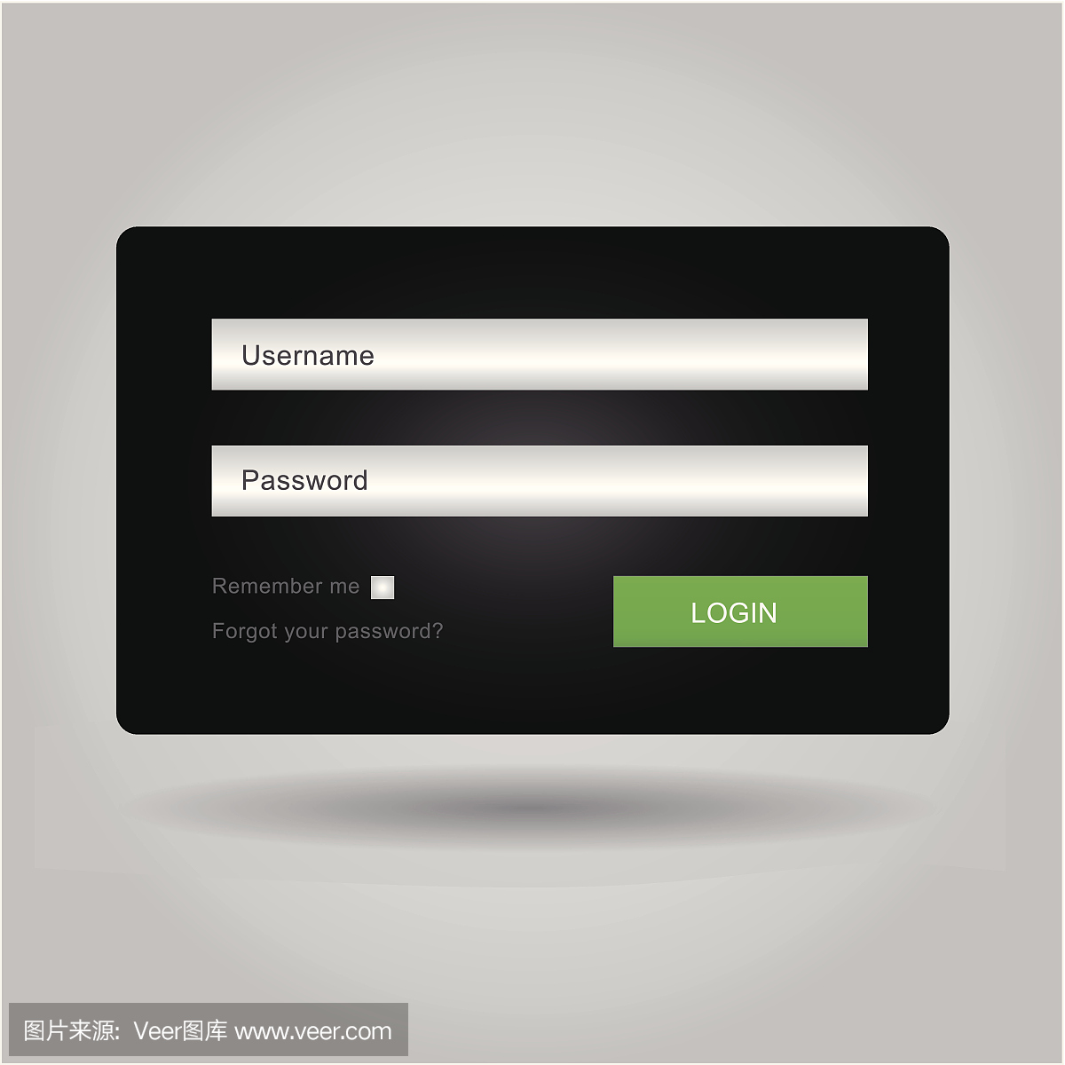 登录界面请求用户名和密码