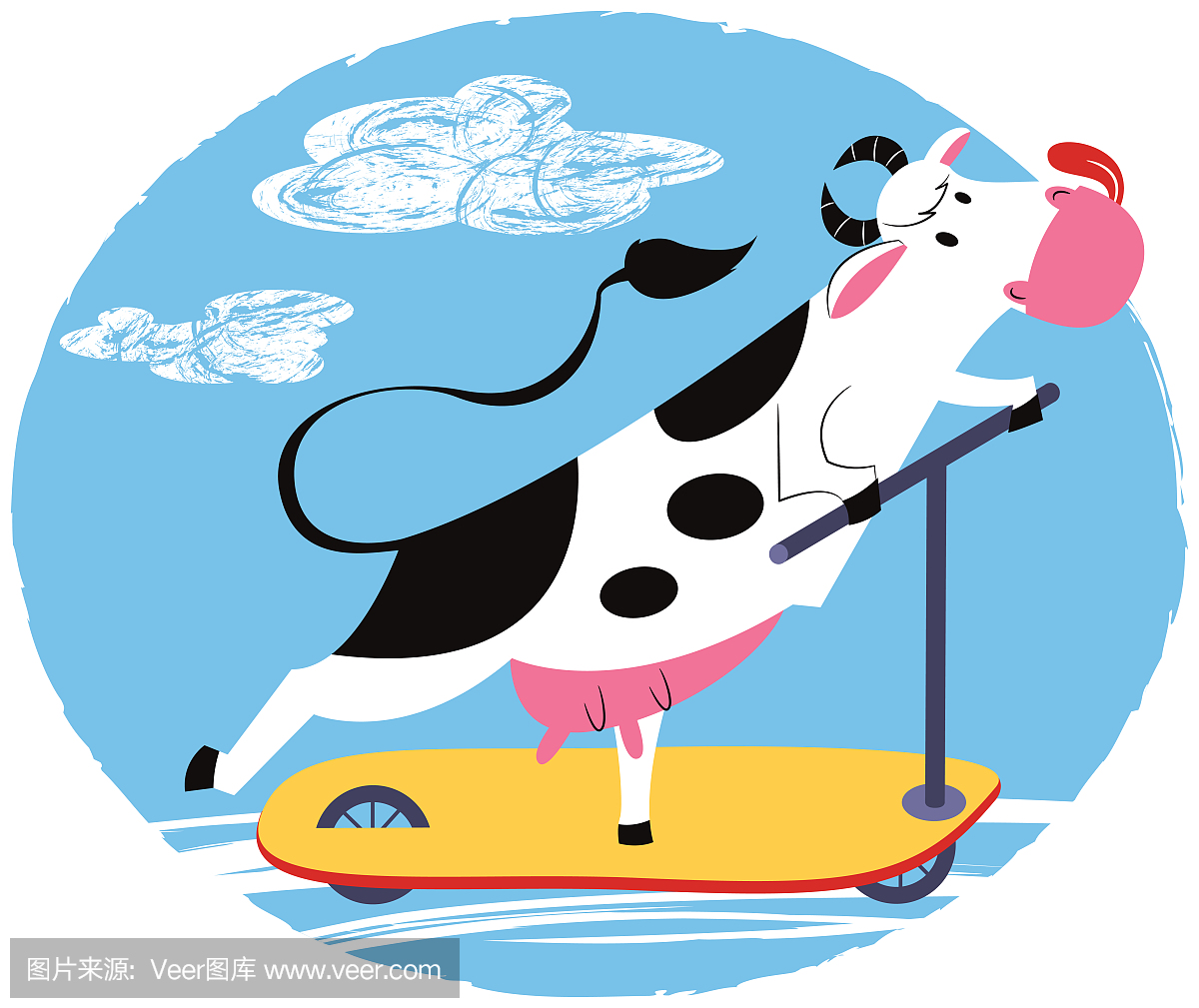 家牛,家养牛,母牛,大型母兽