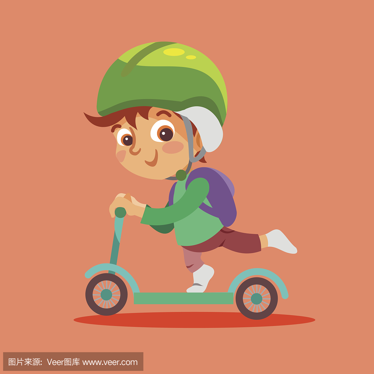 秋分节气骑单车绿色出行女孩插画|插画|儿童插画|一路繁画 - 原创作品 - 站酷 (ZCOOL)