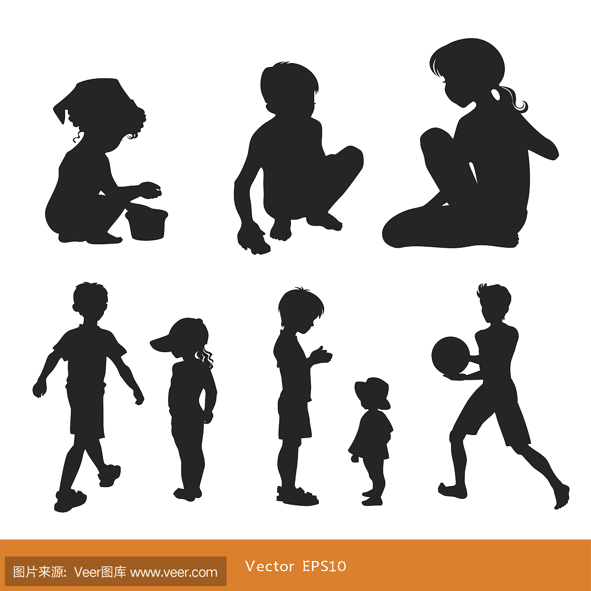 女生(女孩和小孩)坐着,走路和玩耍。把暧昧到玩极致男孩图片