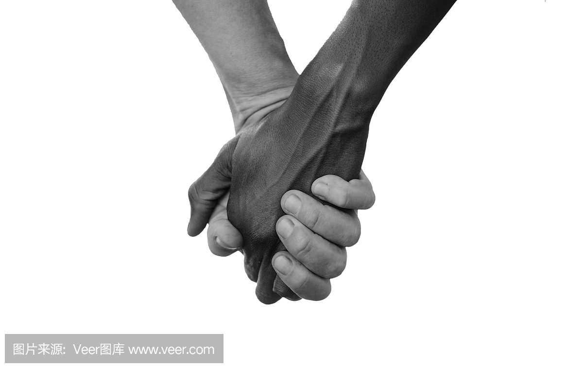 黑白握手为非洲联盟和平爱