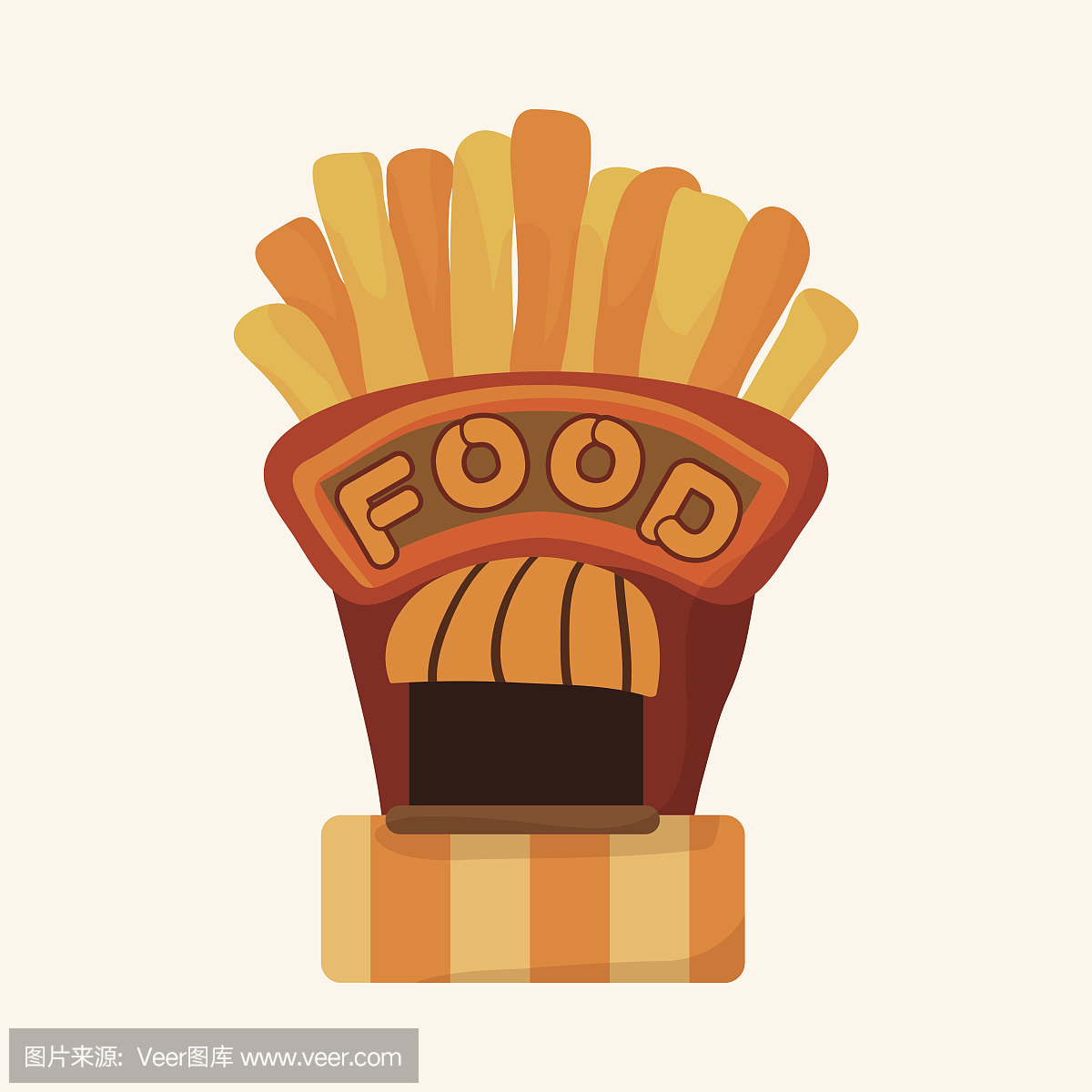 游乐园食品店主题元素