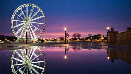 摩天轮唯美夜景桌面壁纸下载14-风景壁纸-555kb