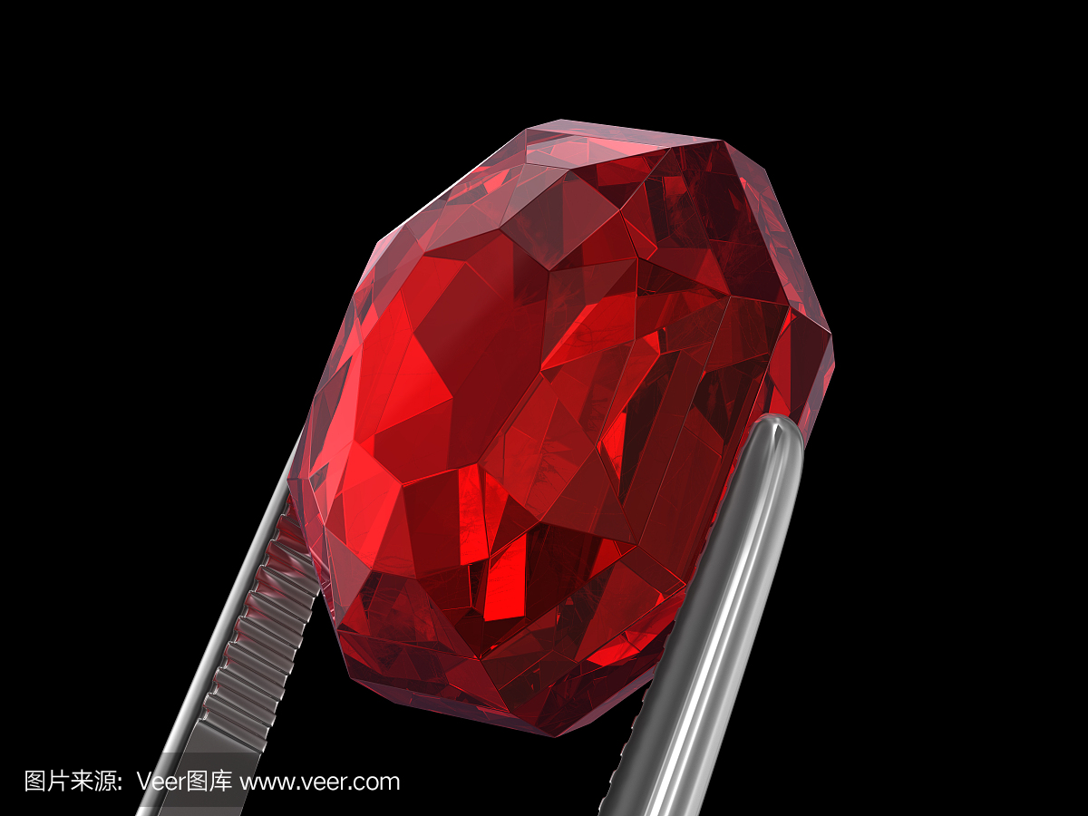 生气,红电气石,美国,宝石