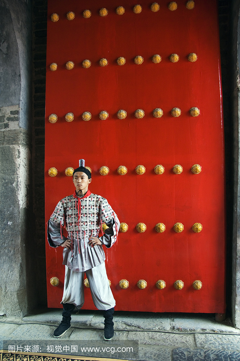 中国山东省曲阜市。国际孔子文化节。孔子的诞
