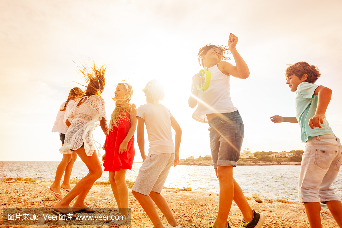 相伴,儿童,舞蹈,童年