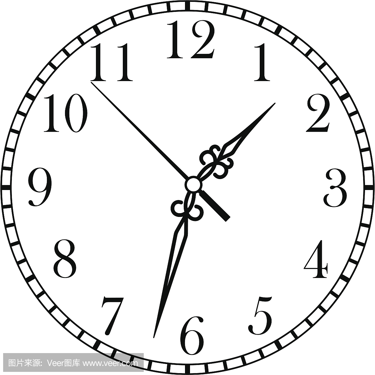 时钟表盘设计图__广告设计_广告设计_设计图库_昵图网nipic.com