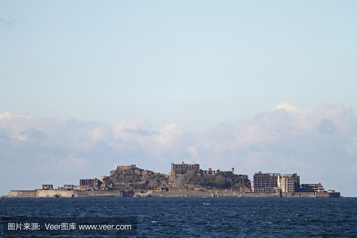 日本长崎的甘南岛(战舰岛)