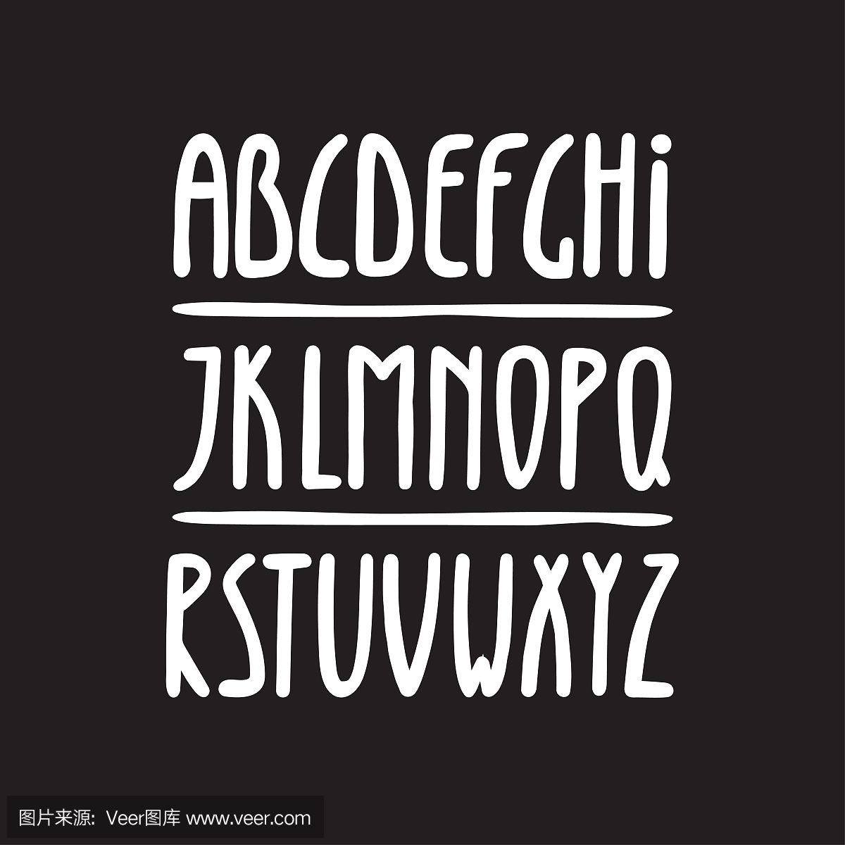 线条,英语,收集,不平坦的