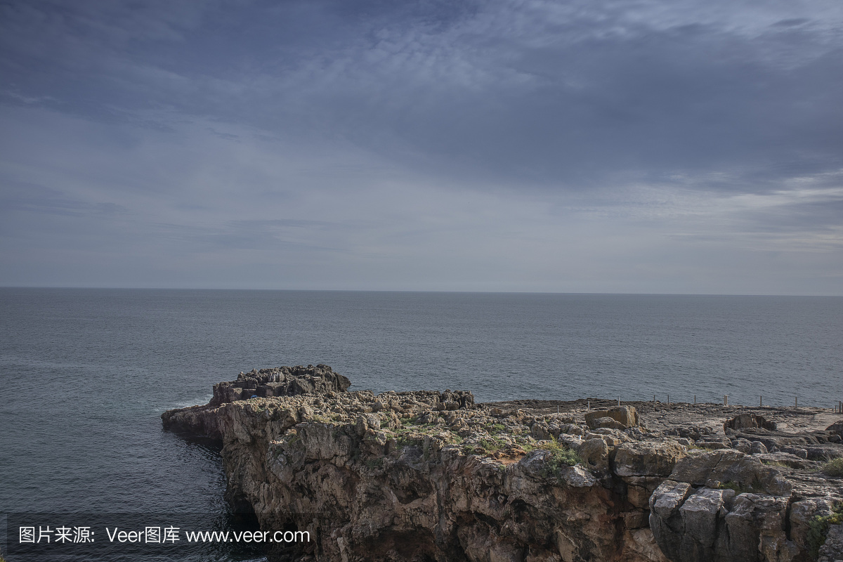 地狱之门的岩石海滩,葡萄牙葡萄牙