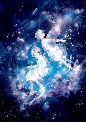 p站 二次元 动漫 人物 唯美 头像 壁纸 星空 少女-234kb