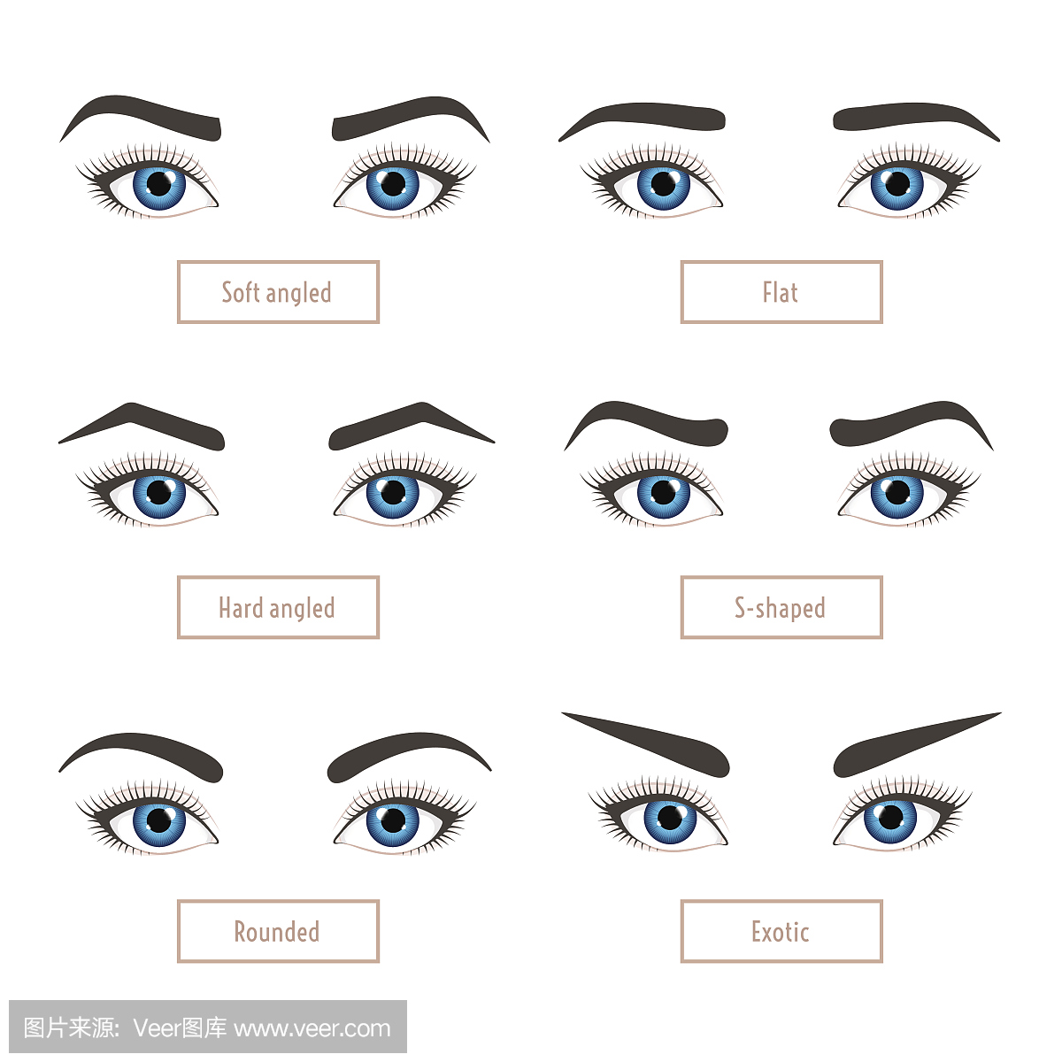 时尚造型师,搭配师,眉毛,眉